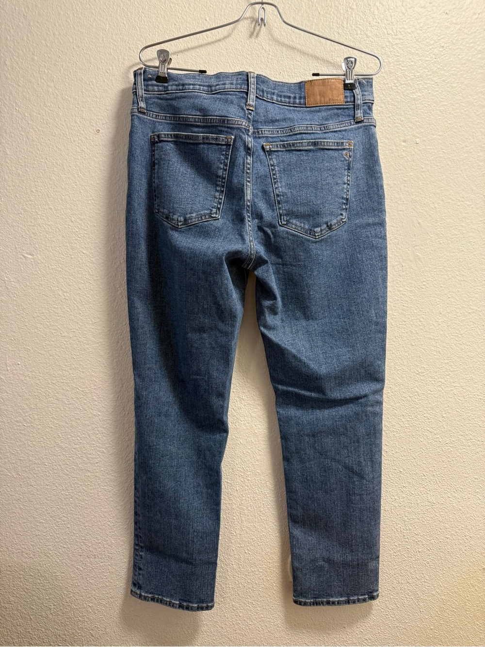 Madewell the curvy perfect vintage jeans size 29 High-Rise Dark Blue Straight - Picture 9 of 11